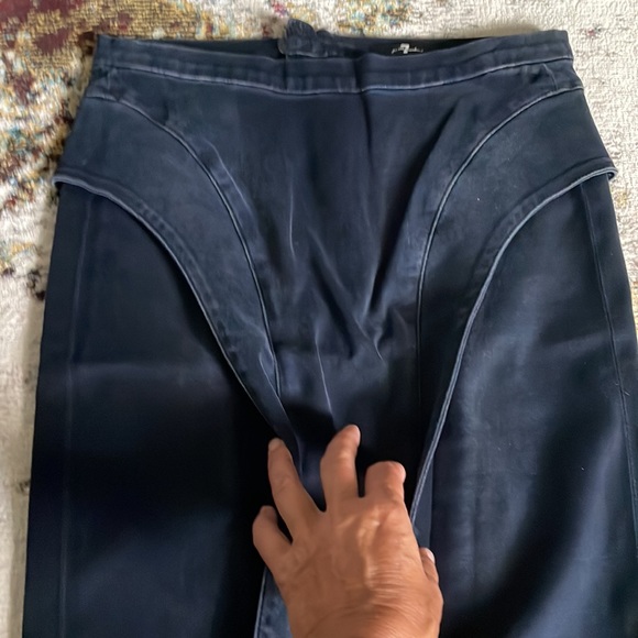 NWOT denim skirt, size 28 - Picture 5 of 8